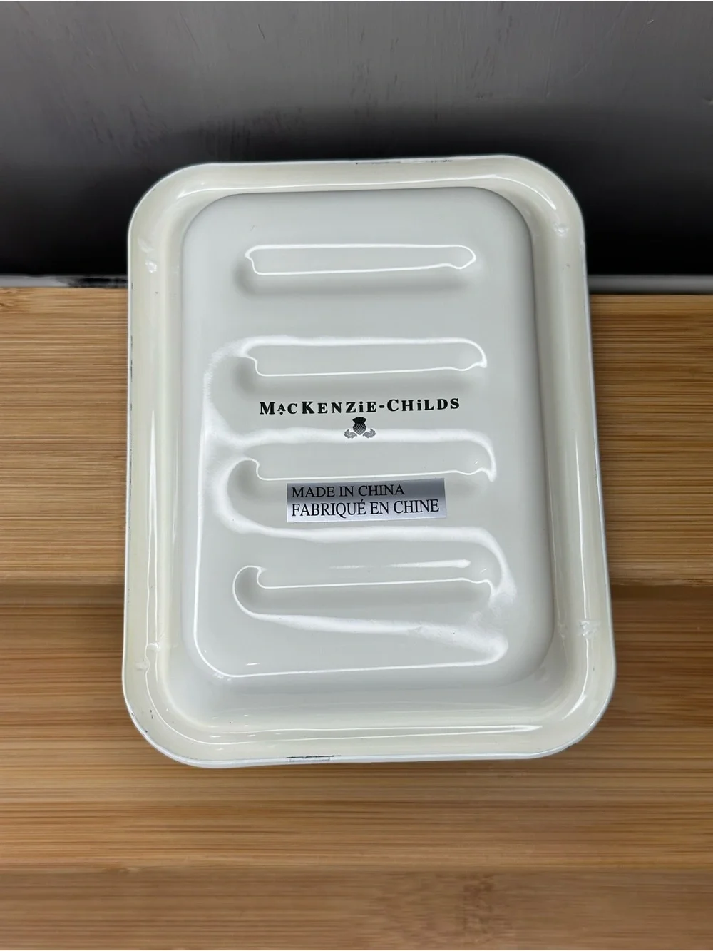 MacKenzie Childs Flower Market Simply Soap Dish